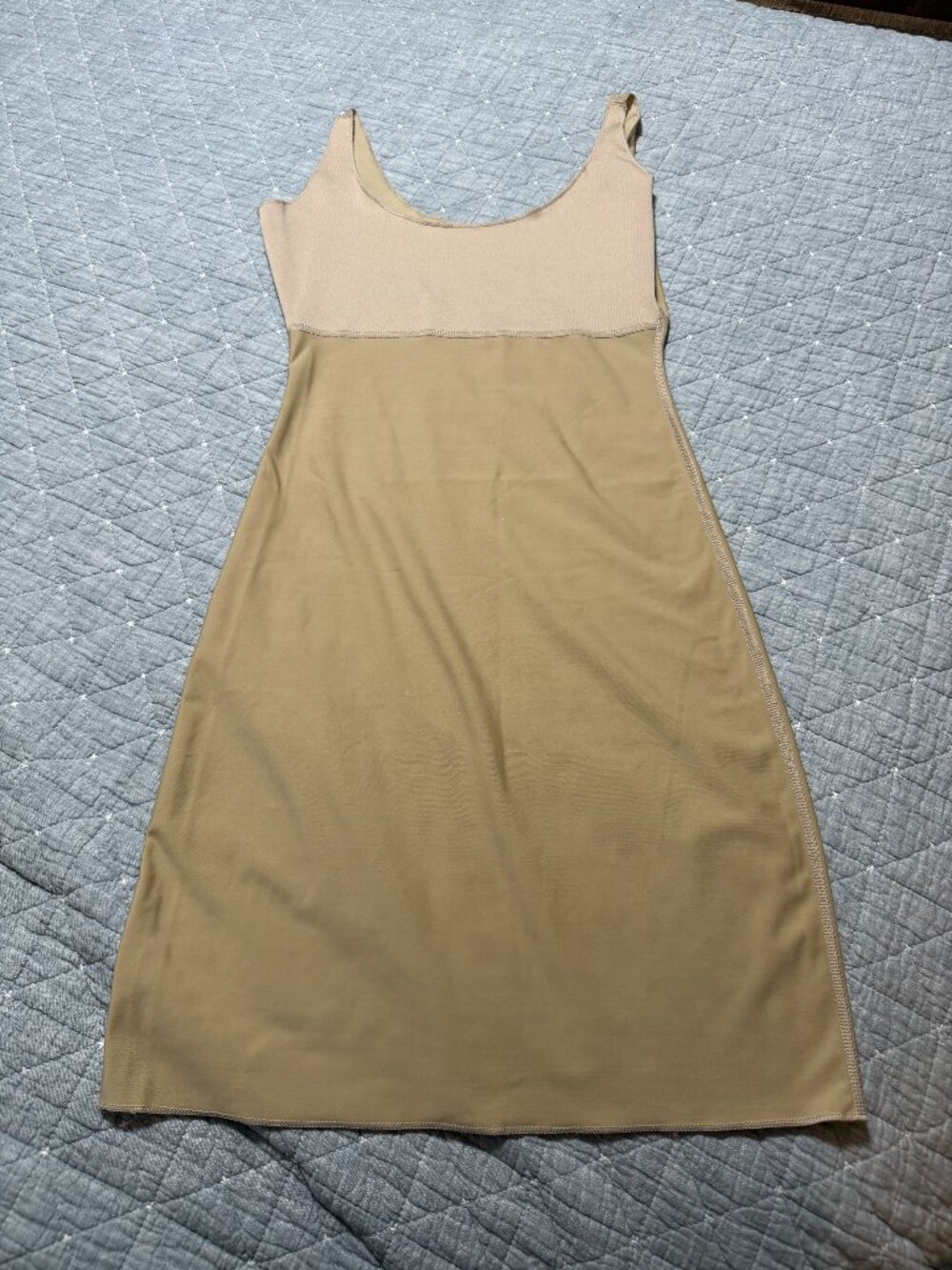 Spanx Full Slip Beige Shapeware Sz M